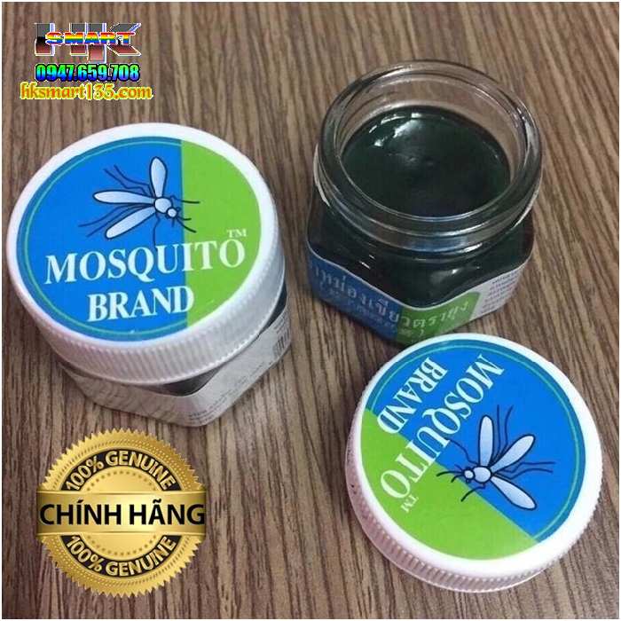 Kem Bôi Muỗi Cho Bé Greenbalm Mosquito Brand 13gr Thái Lan