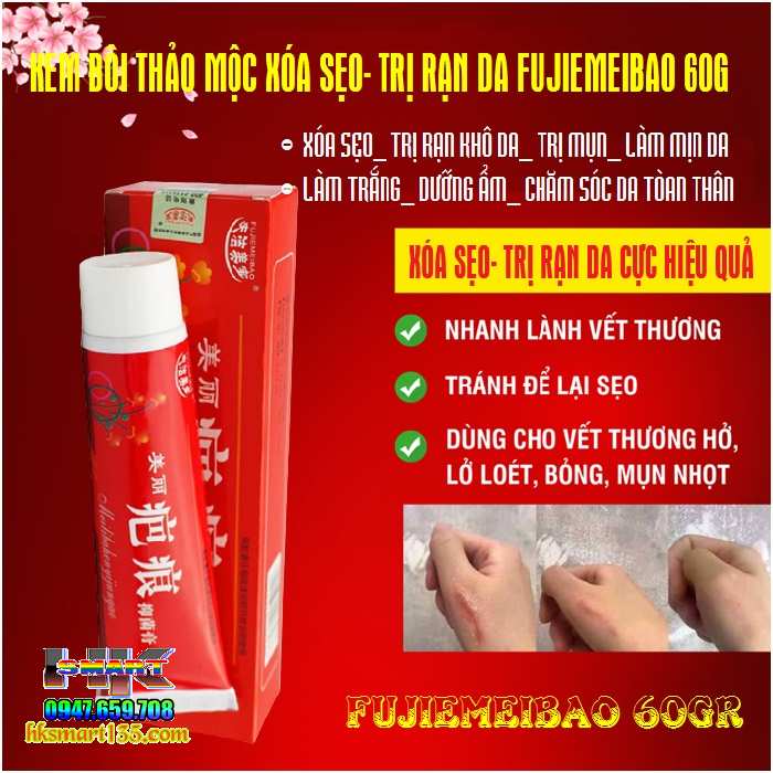 Kem Bôi Thảo Mộc Xóa Sẹo- Trị Rạn Da Fujiemeibao 60gr