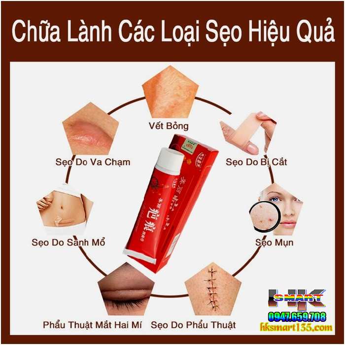 Kem Bôi Thảo Mộc Xóa Sẹo- Trị Rạn Da Fujiemeibao 60gr