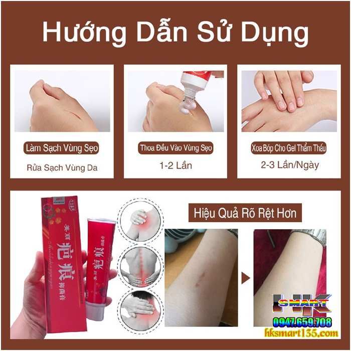 Kem Bôi Thảo Mộc Xóa Sẹo- Trị Rạn Da Fujiemeibao 60gr