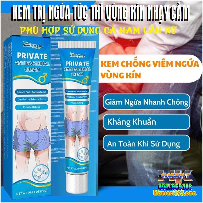 Kem bôi trị ngứa vùng kín nam giới