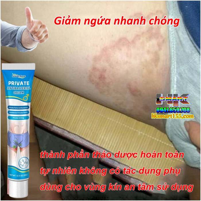 Kem bôi trị ngứa vùng kín nam giới