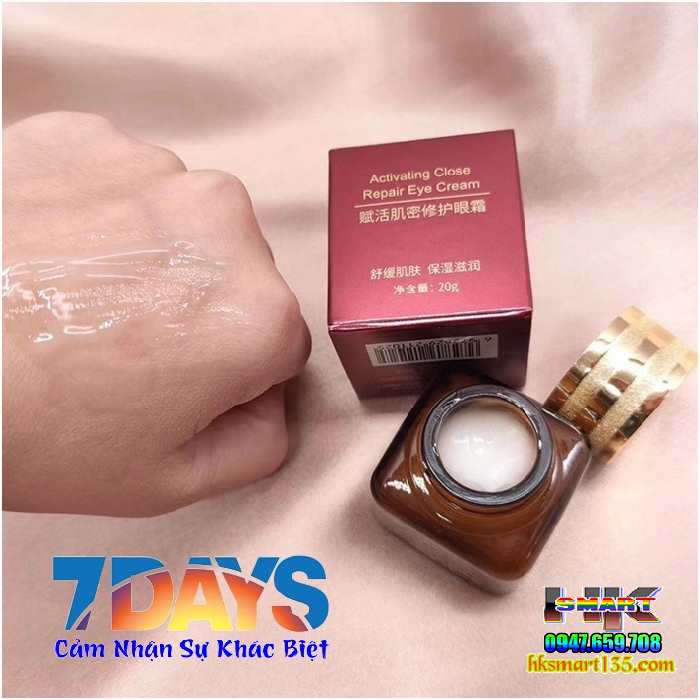 Kem Giảm Thâm Mắt Xoá Mờ Nếp Nhăn DLYERN Activating Close Repair Eye 20g