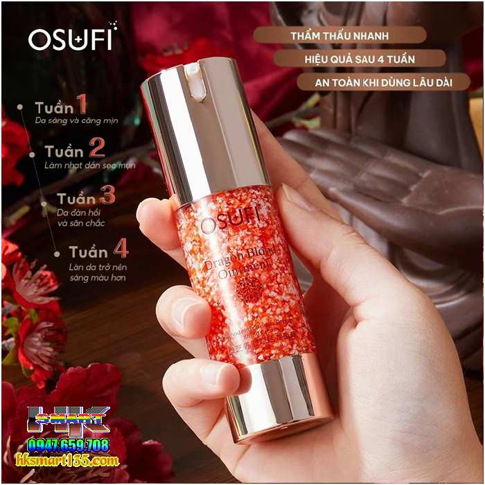 Kem Huyết Rồng Oushufei 33gr Trẻ Hóa Làn Da- Dưỡng Trắng Da Mờ Nám Giảm Thâm Ngăn Ngừa Lão Hóa