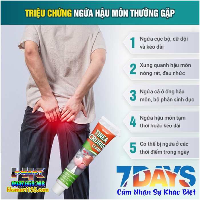 Kem Trị Ngứa Vùng Kín Hậu Môn Sumifun Tinea Cruris 30Gr