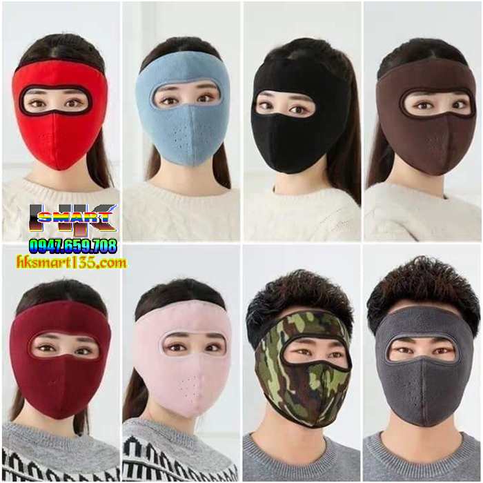 Khẩu trang ninja che kín mặt chống nắng