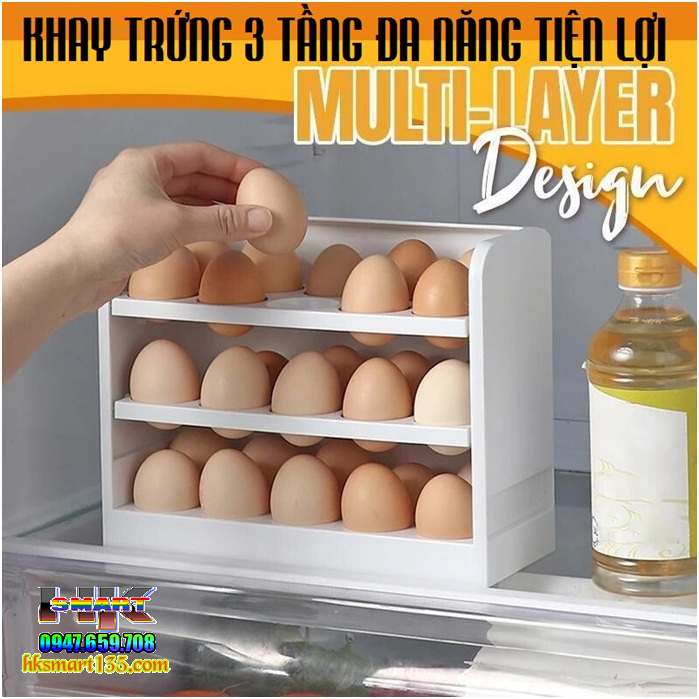 Khay đựng trứng để Tủ Lạnh 3 tầng