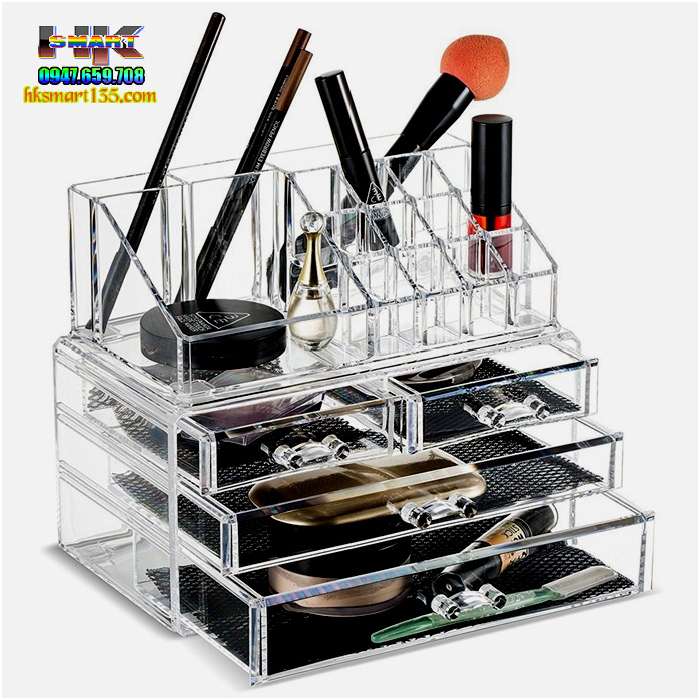 Khay đựng mỹ phẩm Mica 4 tầng