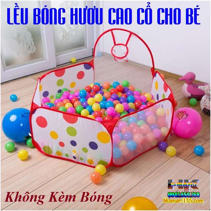 Lều bóng hươu cao cổ + Túi 100 quả Bóng