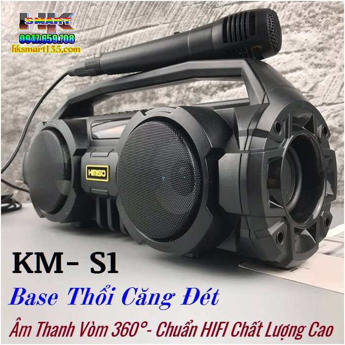 Loa bluetooth karaoke Kimiso S1