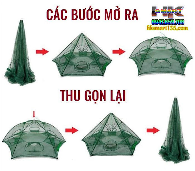 Lưới bát quái bắt cá