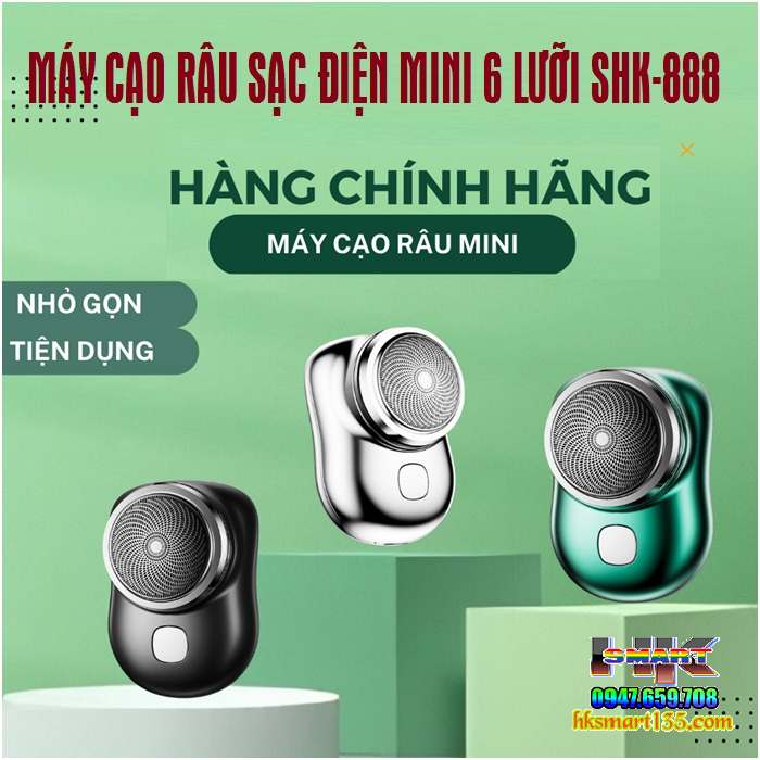 Máy Cạo Râu Triệt Lông Sạc Điện Mini