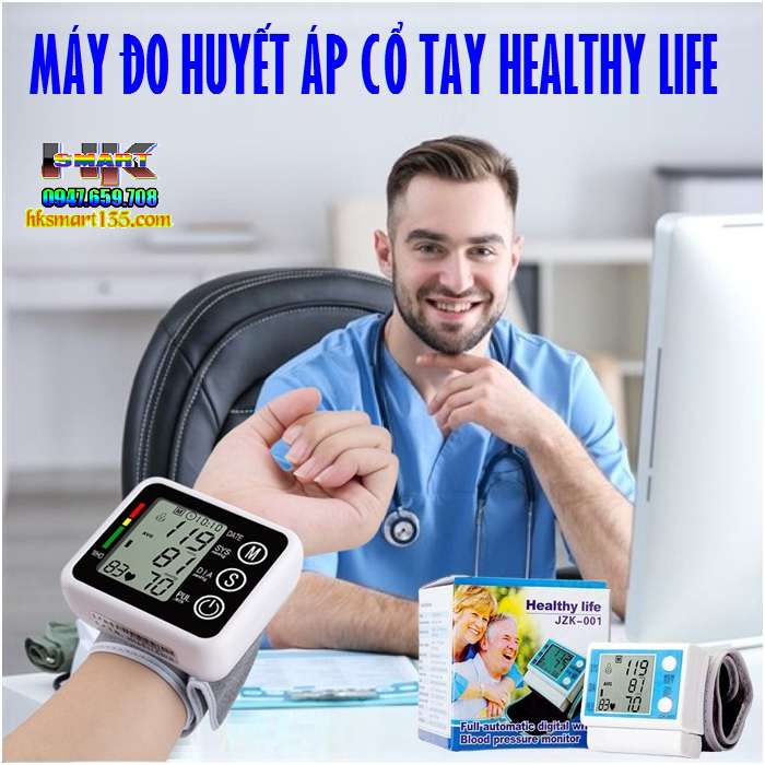 Máy đo huyết áp cao cấp mini Healthy life