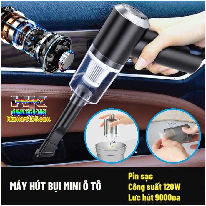 Máy hút bụi tích điện cầm tay mini 2 chiều YT-M2037