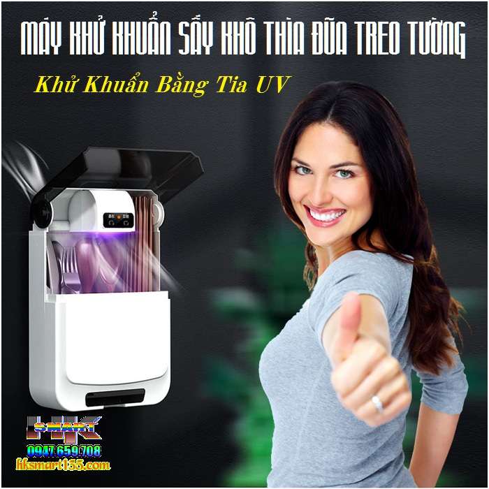 Máy sấy và khử khuẩn đũa thìa bằng tia UV