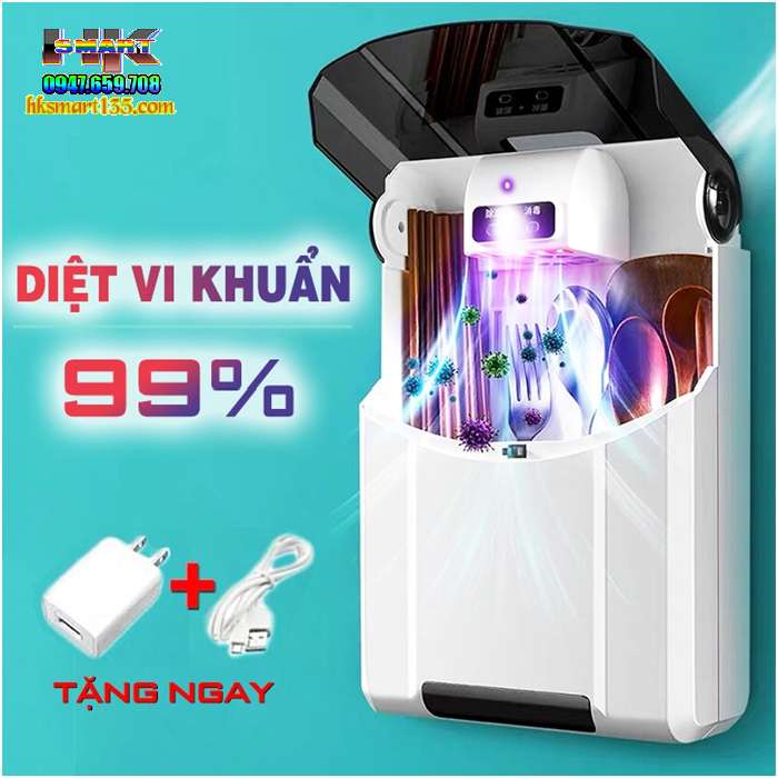 Máy sấy và khử khuẩn đũa thìa bằng tia UV