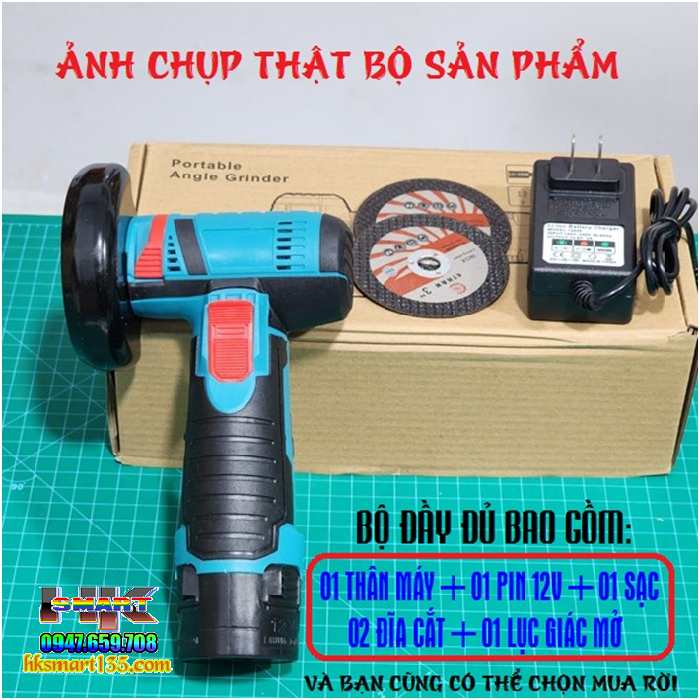 Máy Mài Cắt 12v Cầm Tay Mini Đa Năng