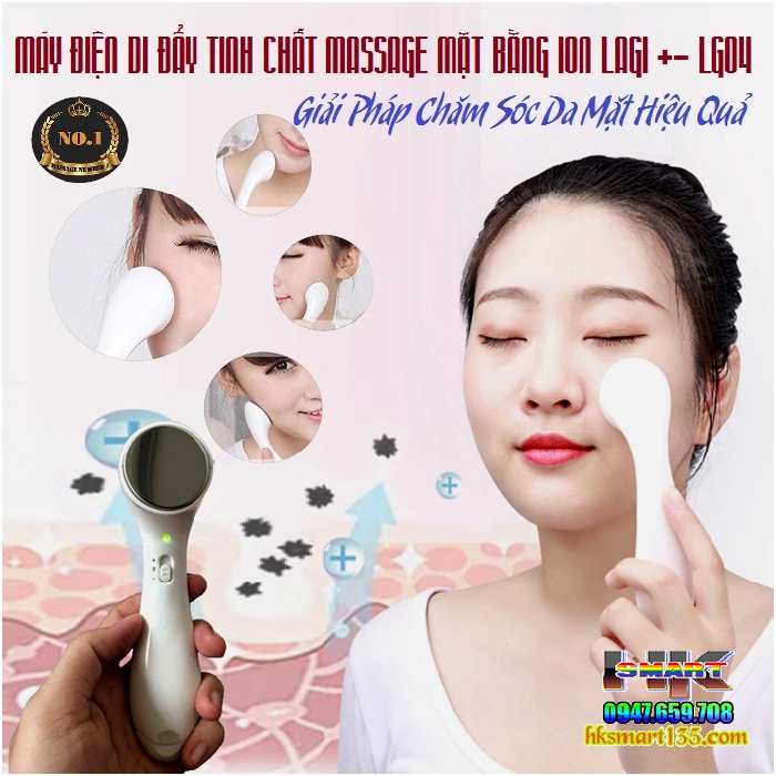 Máy massage mặt bằng ion LAGI+ - LG04