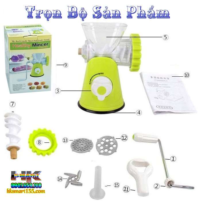 Máy ép trái cây Manual Juicer 2 in 1