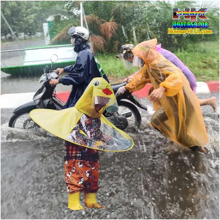 Mũ Ô Đi Mưa Cho Bé