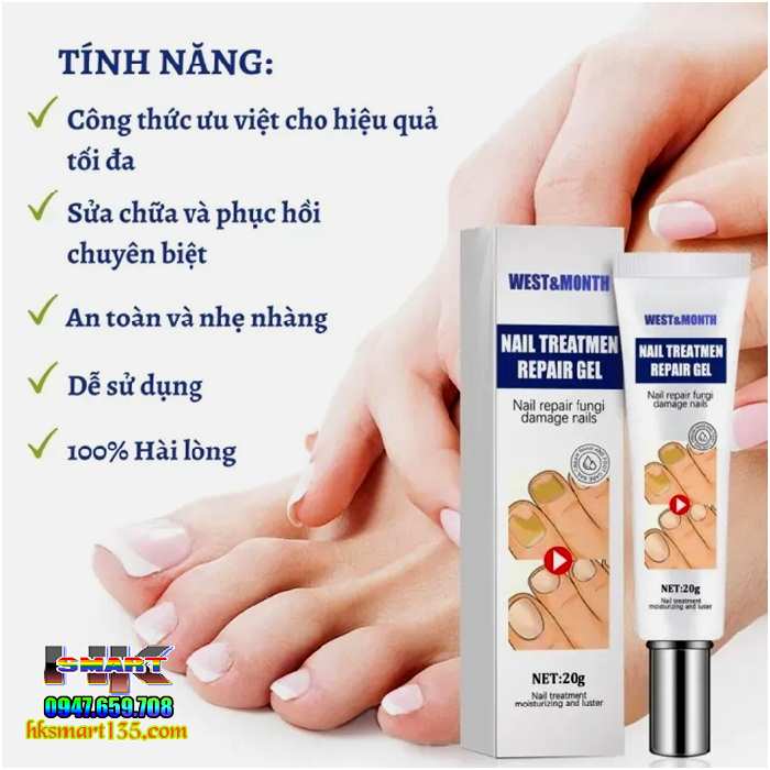 Repair Nail Treatment 20g- Kem Trị Nấm Móng Tay Chân