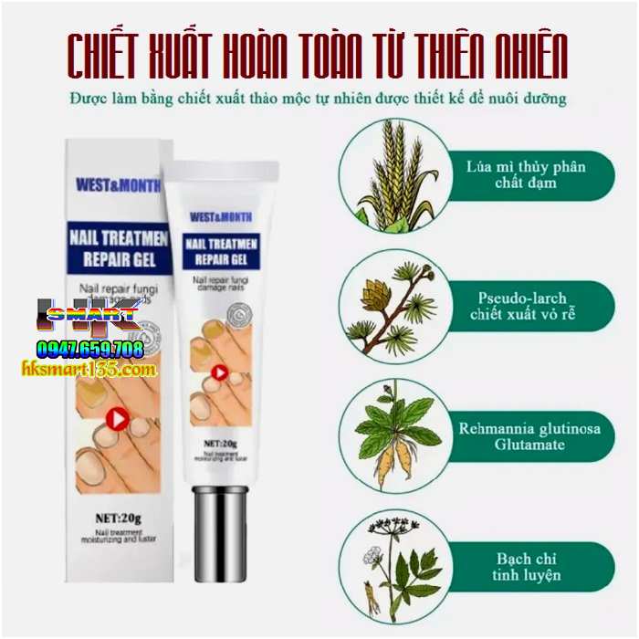 Repair Nail Treatment 20g- Kem Trị Nấm Móng Tay Chân