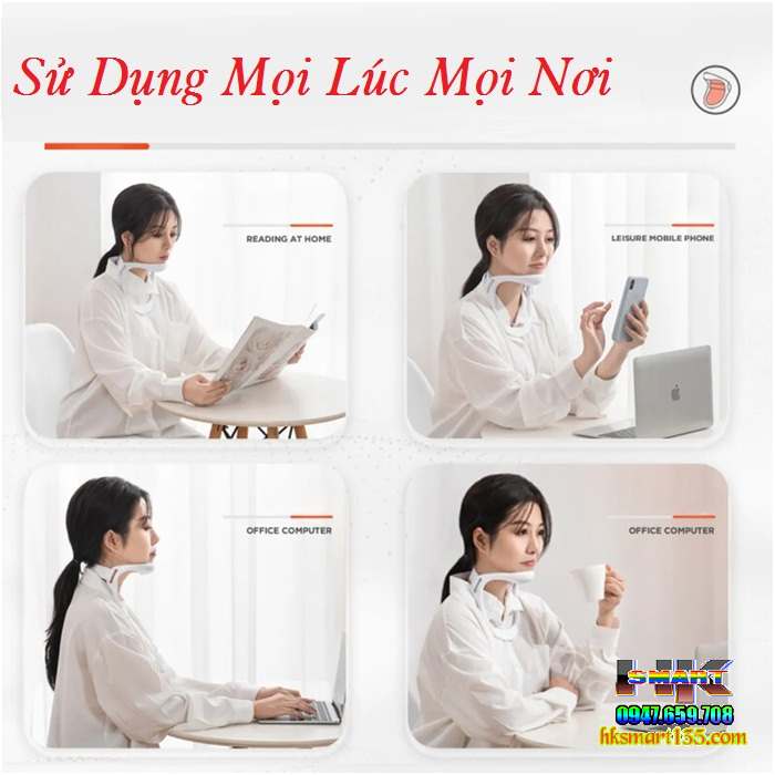 Nẹp cổ Hàn Quốc chống gù lưng cận thị rụt cổ rùa