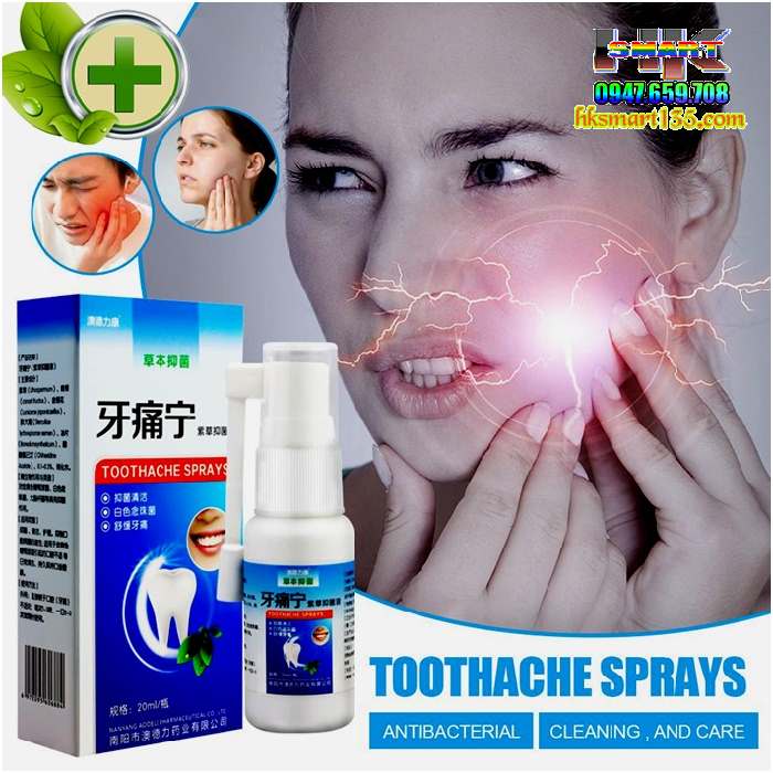 Chai xịt chăm sóc răng ANNIES giảm đau/ ngừa sâu răng 20Ml 