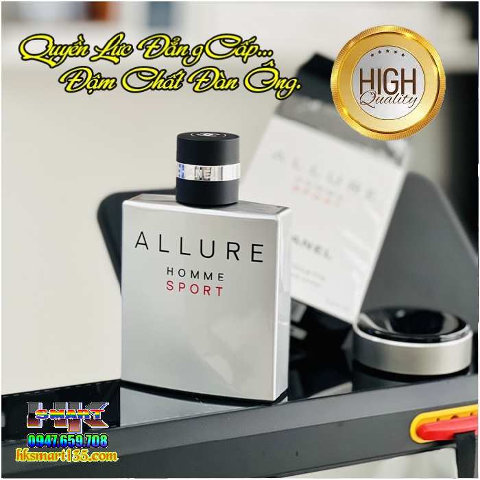 Nước Hoa Nam Alure Home Sport 100ml hương Thơm Kinh Điển Đặc Chuẩn Men Lưu Thơm Lâu