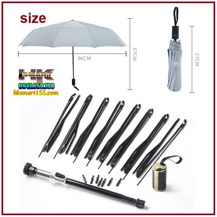 Ô gấp gọn chống tia UV thời trang