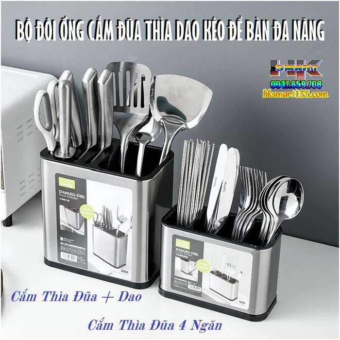 Bộ Sản Phẩm Ống Cắm Đũa- Thìa- Dao- Kéo