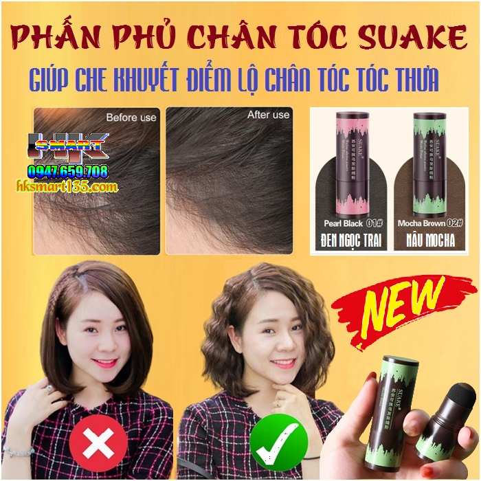 Phấn Phủ Che Khuyết Điểm Tóc SUAKE Powder Hair Shadow