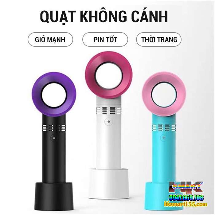 Quạt không cánh mini cầm tay