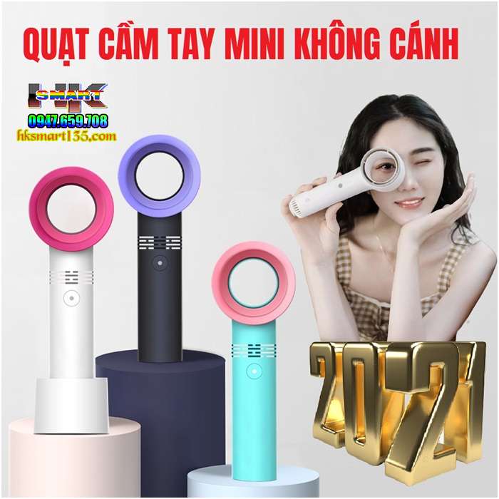 Quạt không cánh mini cầm tay