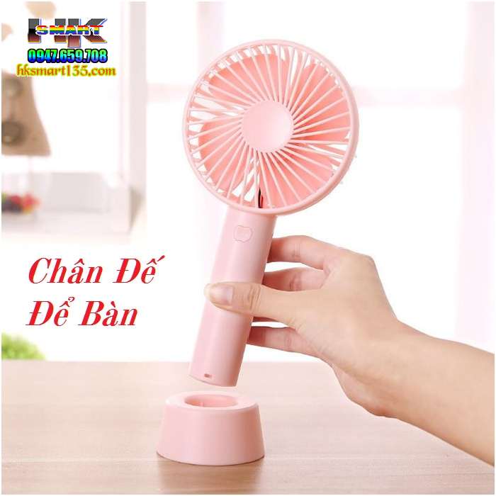 Quạt cầm tay mini dùng pin sạc