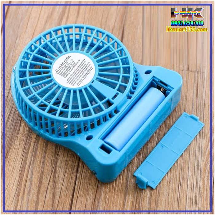 Quạt sạc để bàn mini fan tích hợp 3 chế độ gió