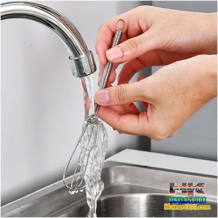 Phới lồng đánh trứng cầm tay Inox