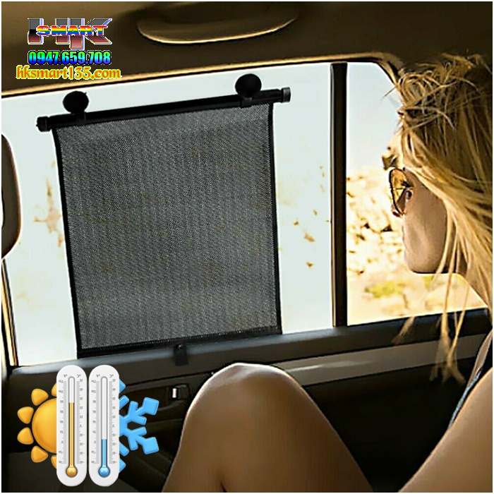 Rèm cuộn chắn nắng chống tia UV cho ô tô cửa kính