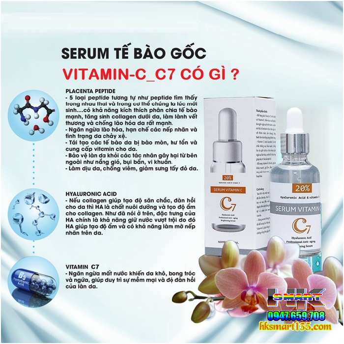 Serum tế bào gốc VitaminC C7