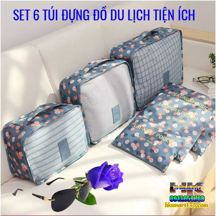 Set 6 túi đựng đồ du lịch tiện dụng