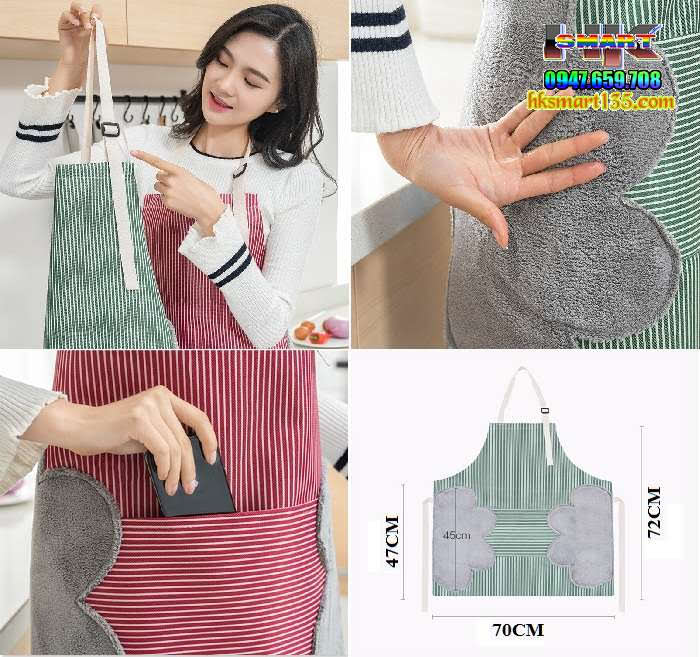 Tạp Dề Nấu Ăn Nhà Bếp Chống Thấm