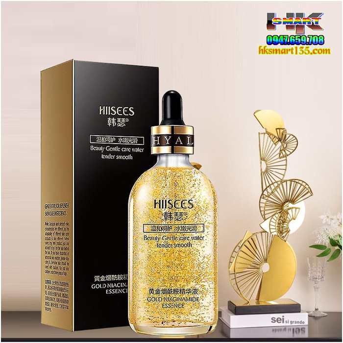 Tinh chất vàng dưỡng trắng da Gold 24k HIISEES 30ml