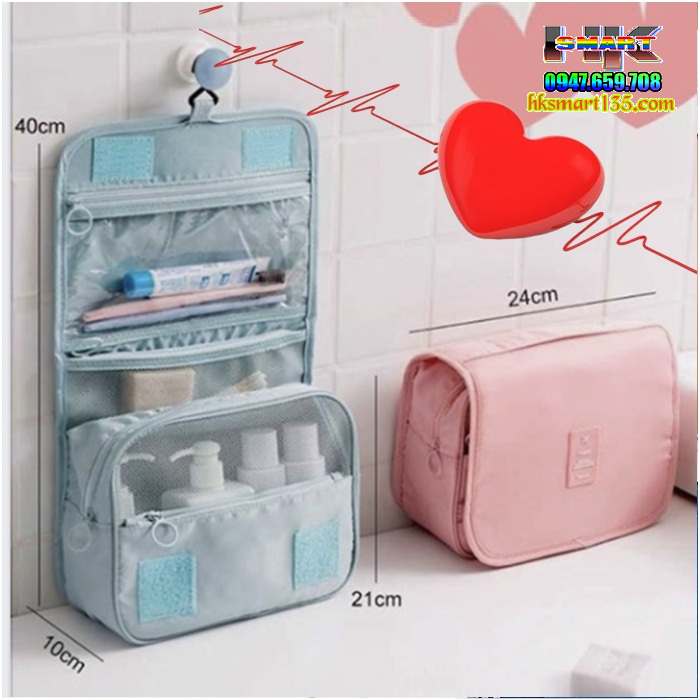 Túi đựng mỹ phẩm du lịch nhiều ngăn