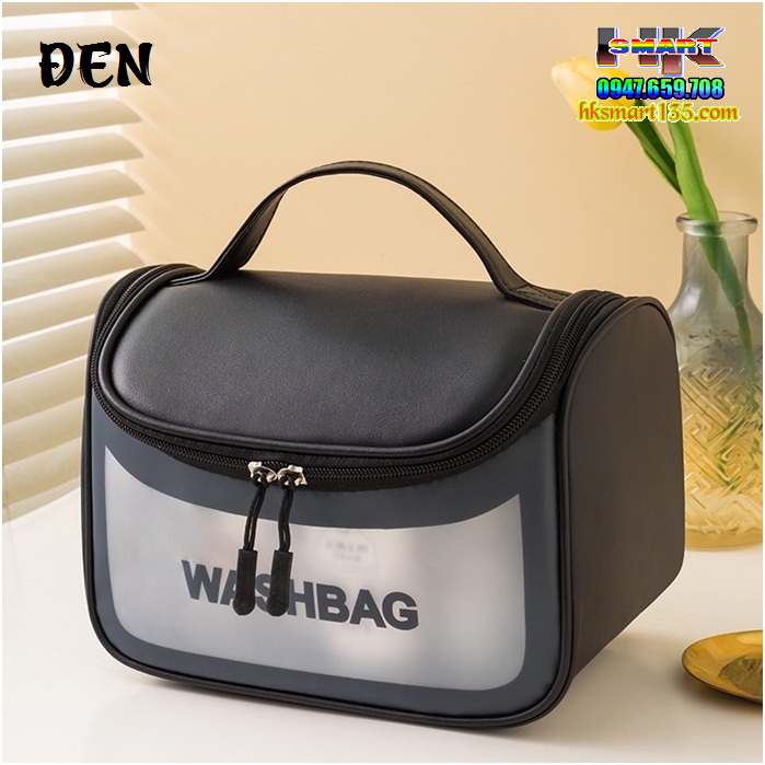 Túi đựng mỹ phẩm WashBag trong suốt chống thấm