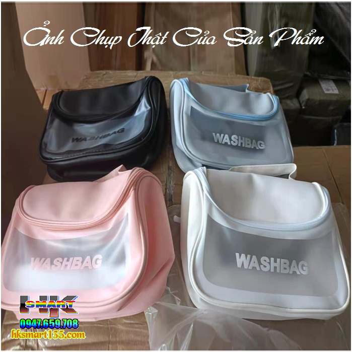 Túi đựng mỹ phẩm WashBag trong suốt chống thấm