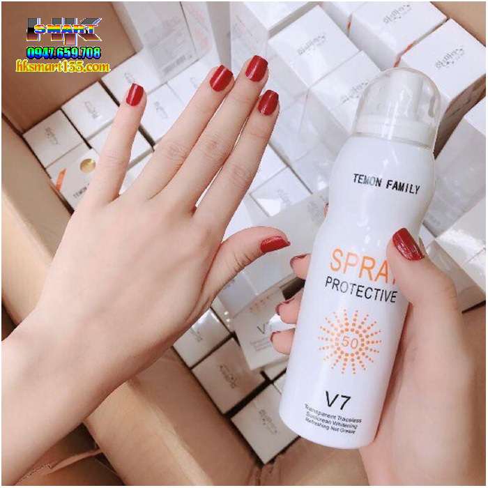 Xịt Chống Nắng Hàn Quốc Sun Screen V7