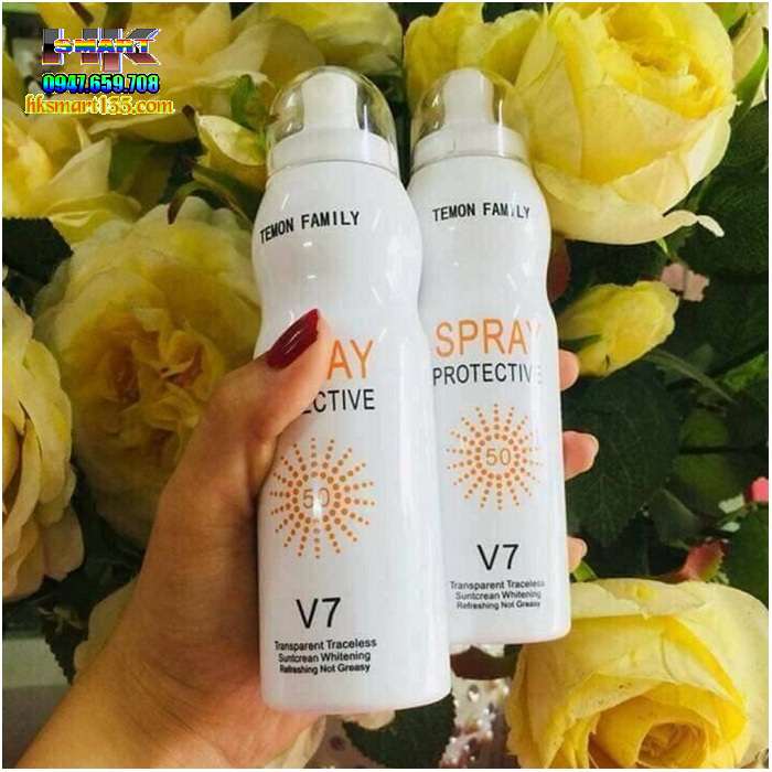 Xịt Chống Nắng Hàn Quốc Sun Screen V7