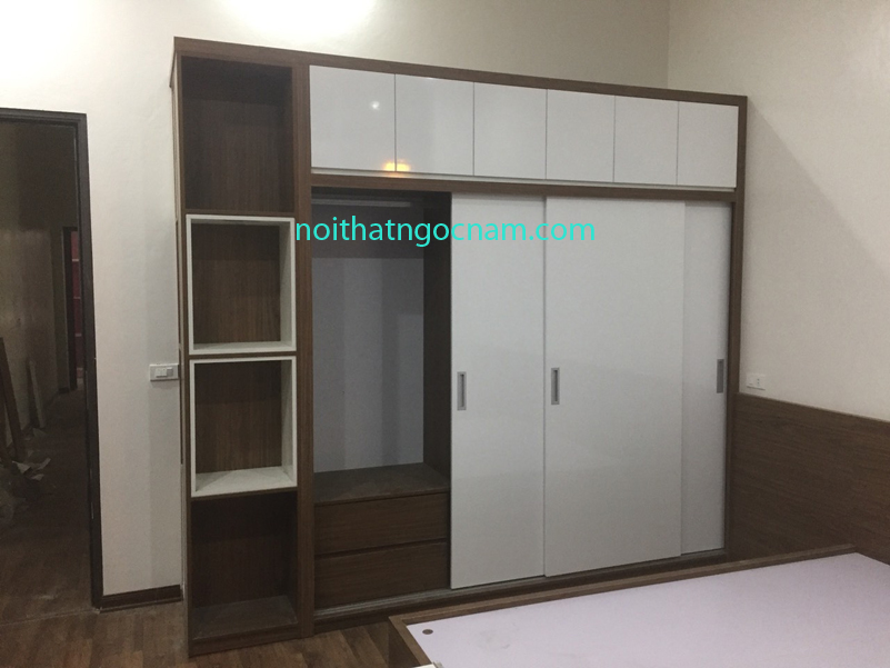 Báo giá mẫu tủ quần áo Melamine An Cường