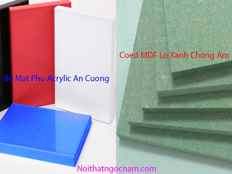 Cấu tạo cánh tủ acrylic an cường