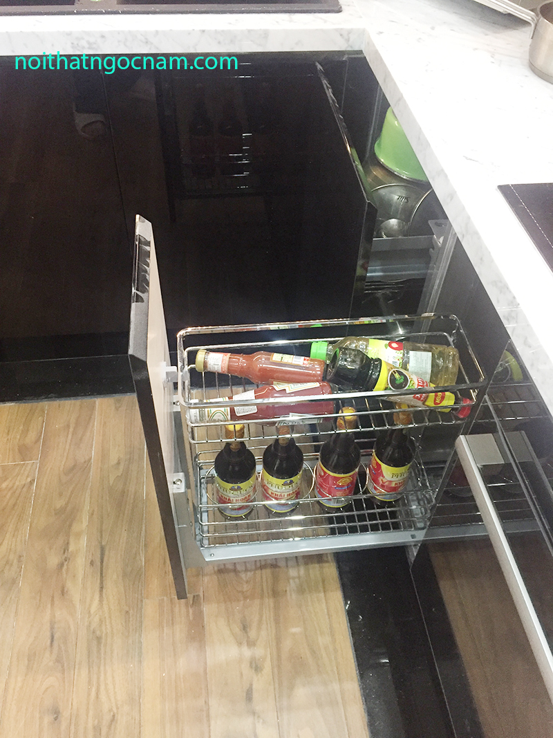 giá phụ kiện tủ bếp inox 304 nhập khẩu chính hãng